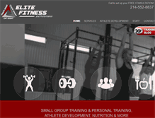 Tablet Screenshot of elitefit10.com